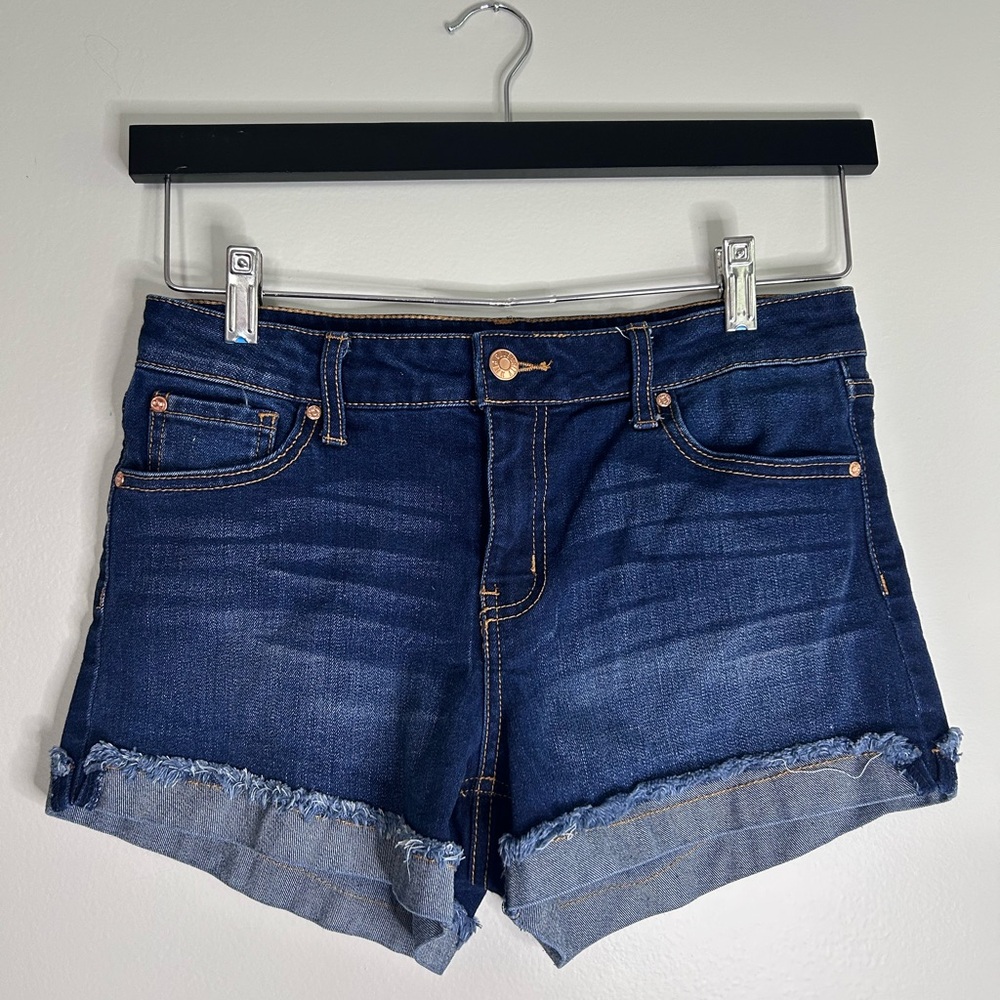 Celebrity Pink Shorts Women’s Size 7/28 The Honey Denim Cuffed Stretch Blue